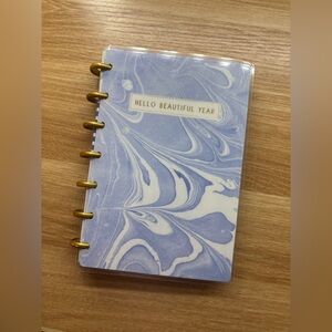 Blue Marble Planner with Gold Accents